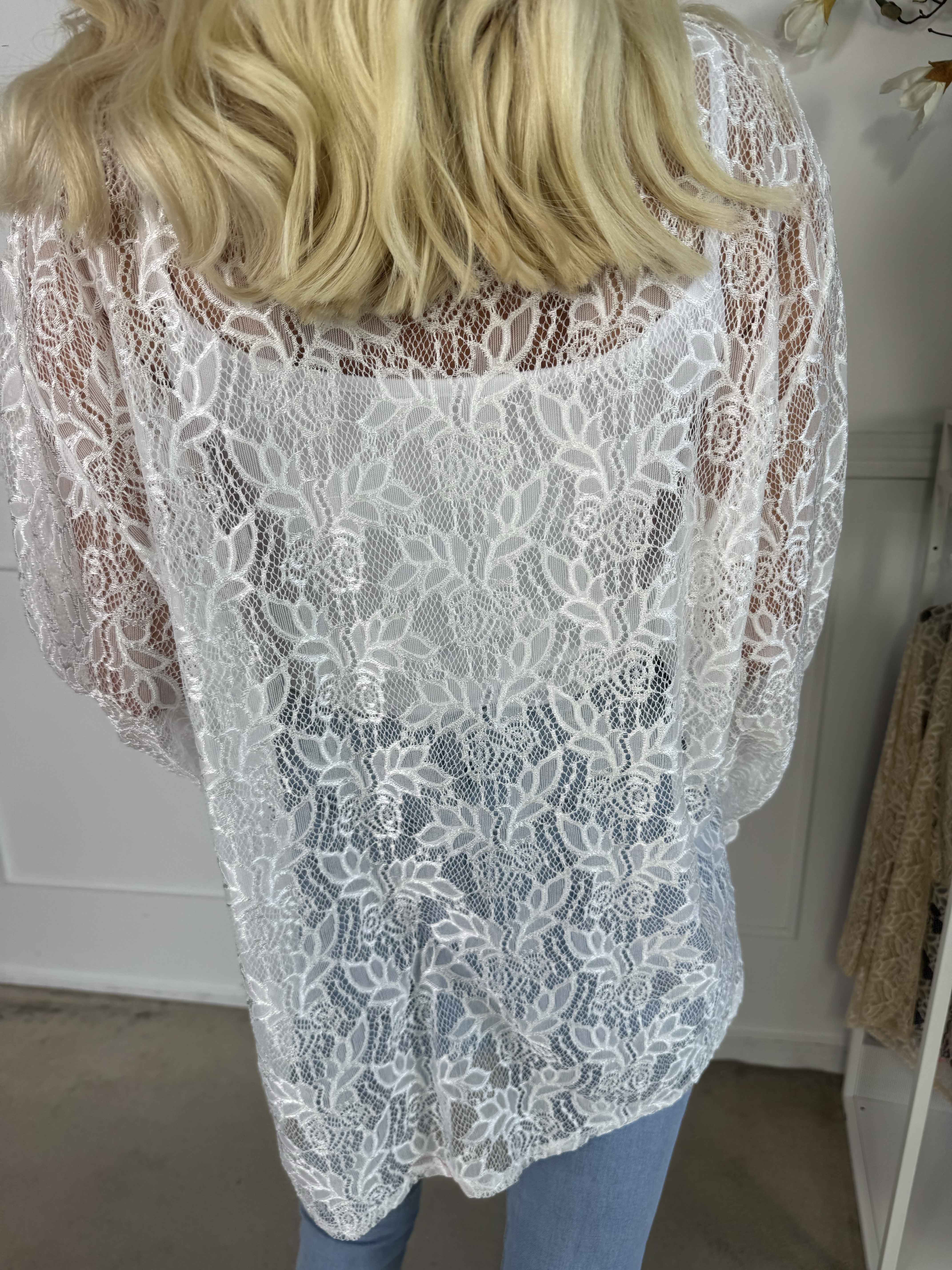 Sigga - Fin cardigan i blonder